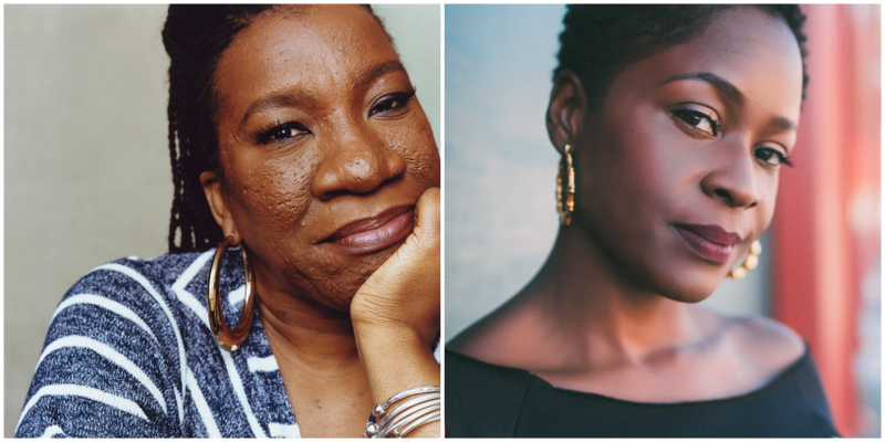 Tarana Burke (l) and Dr. Yaba Blay